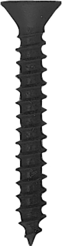 Sheet Metal Screw Phillips Flat Head Black Finish Steel #8 x 1 (100 per pack)