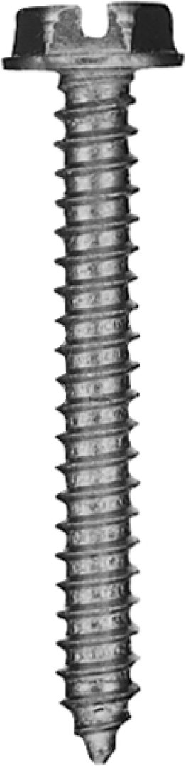 Sheet Metal Screw Hex Head Zinc Finish Steel #10 x 3/4 (100 per pack)