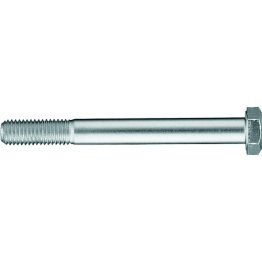 Hex Cap Screw Class 8.8 DIN 933 Steel Zinc Finish M5-0.8 x 30 mm (50 per pack)
