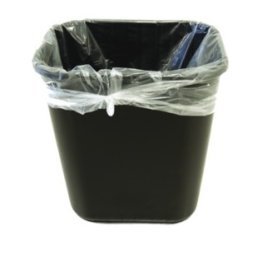 Trash Can Liner High-Density Coreless 24 X 24 6 Mic 10 Gallon Capacity Clear/Colorless (Sold Individually)