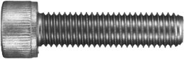 Socket Head Cap Screw A2 Stainless Steel Plain Finish M4-0.7 x 14mm (25 per pack)
