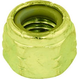 Lock Nut Nylon Insert Grade 8 Yellow Zinc Finish Alloy Steel 5/16-18 (50 per pack)