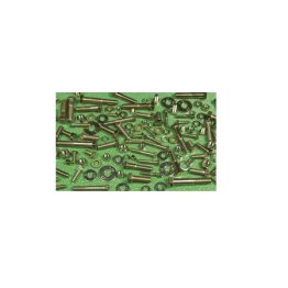 FalconGrip - FalconGrip Grade 8 Hex Cap Screw Assortment 1/4 - 1/2 Diameters 1/2 - 3 Lengths 4 125 Pieces (Sold Individually)