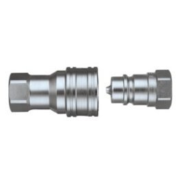 Hydraulic Quick Coupling Coupler ISO 7241 Series 'A' 3/4x 3/4-14 Female NPTF (Sold Individually)