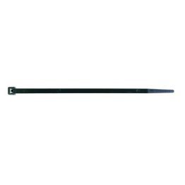 Cable Ties-Releasable 8.5 Length 0.16 Width Black 40 LBs Minimum Loop Tensile Strength 2 Bundle Diameter (100 per pack)