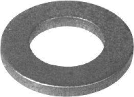 Flat Washer 140 HV Zinc Finish Low Carbon Steel M4 (100 per pack)