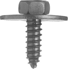 Phillips Oval Head Trim Screw with Countersunk Washer (50 per pack)