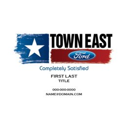 Business Cards for Town East Ford - Standard