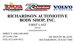 Toyota of Richardson Body Shop BC