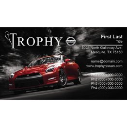 Trophy Nissan Business Cards - GTR