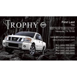 Trophy Nissan Business Cards - Titan