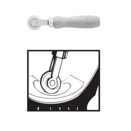 Tire Repair Tire Patch Application Tool Ball Bearing Roller Stitcher (Sold Individually)
