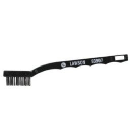 Shoe Plastic Handle Scratch Brush Stainless Steel (Sold Individually)