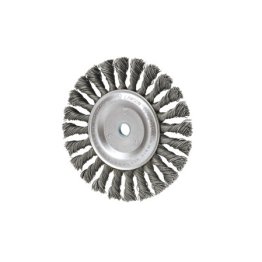 Knot-Type Wire Wheel Stringer Bead Twist Steel 6 0.023 Wire 5/8-11 Arbor (Sold Individually)