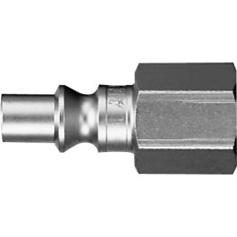 Heavy-Duty Quick Disconnect Plug Steel 1/4 ARO 210 Female NPTF 1/4-18 (2 per pack)