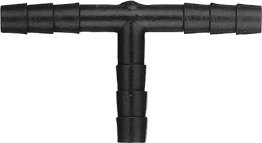 Kent Hose Connectors 3-Way Tee Vacuum Hose Connectors Tube x Tube x Tube 3/16x3/16 (10 per pack)