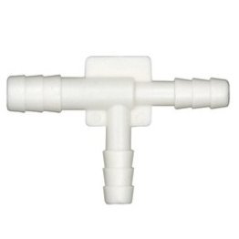 Kent Hose Connectors 3-Way Reducing Tee Universal Hose Connectors Tube x Tube x Tube 1/4x1/4 (15 per pack)