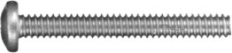 Machine Screw Phillips Pan Head Plain Finish 18-8 Stainless Steel #10 x 1/2 (50 per pack)