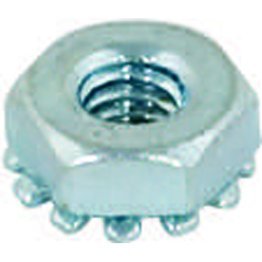 Keps Lock Nut Zinc Finish Steel #4-40 (100 per pack)
