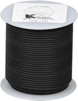 Cross Linked Primary Wire-14 AWG Black 100' Length (Sold Individually)