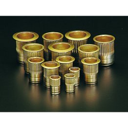 Diamond Grip II Threaded Insert Yellow Zinc Finish M5-0.8 (25 per pack)
