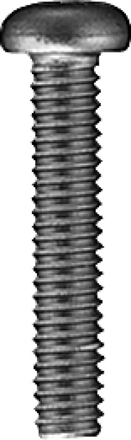 Machine Screw Phillips Cheese Head Plain Finish 18-8 Stainless Steel M4 x 12mm (100 per pack)