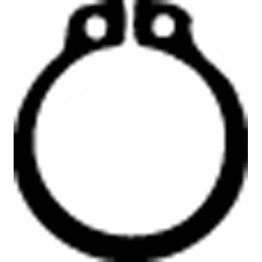 Retaining Ring External Black Phosphate Finish Steel 16mm Shaft Diameter (50 per pack)