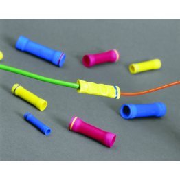 Butt Connector 16/14-22/18 AWG Blue with Red Stripe (25 per pack)