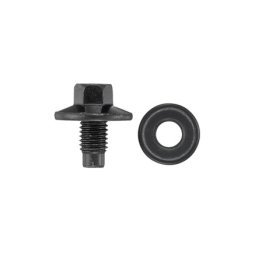 Metric Drain Plug with Rubber Gasket - M12-1.75 Thread Size 14mm Hex Size Saturn (5 per pack)