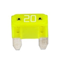 MINI Fuses-20 Amps Yellow (25 per pack)