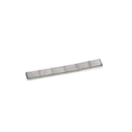 Uncoated Lead Adhesive Type Wheel Weight for Light Medium and Heavy-Duty Trucks - 1 oz. Segments (30 per pack)
