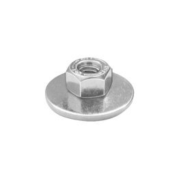 Metric Hex Nut with 24mm Free Spinning Washer (25 per pack)