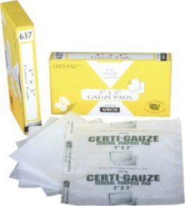 637 - Certi-Gauze Pad - 3x3 - 4/unit (Sold Individually)