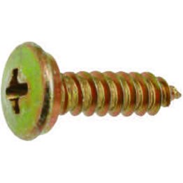 Phillips Wafer Head License Plate Screw - M4.8-1.59 Diameter; 16mm Length (50 per pack)