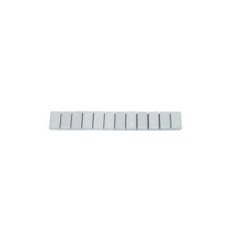 Coated Steel Adhesive Type Wheel Weight - 5 g. Segments 12 Segments per Strip 60 g. per Strip (25 per pack)