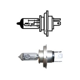 Bulb-12V Miniature 55 Lower Beam/60 Upper Beam Watts at 12.8 Volts P43t-Base Type 300/150 Life Hours 80/131 Candlepower (Sold Individually)