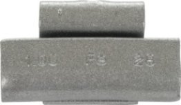 MCST Series Polymer-Coated Steel Clip-on Wheel Weight - 1/4 oz. (25 per pack)