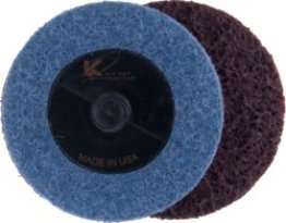 E-Z Scuff&trade; - Abrasive Discs 3 Diameter Heavy-Duty Medium Grade Maroon (25 per pack)