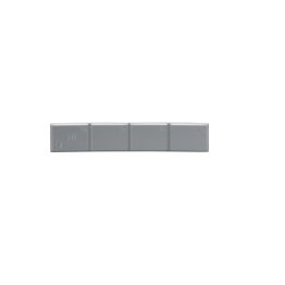 361 Type (Formerly CUZ Series) Polymer-Coated Zinc Adhesive Wheel Weight - 30 g. (25 per pack)