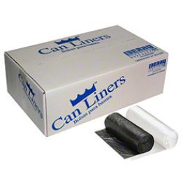 60 Gallon Clear HD Can Liners 200ct