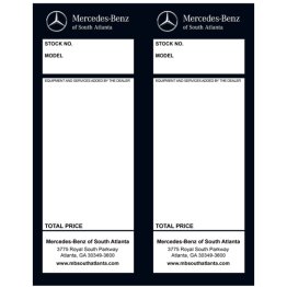 Mercedes-Benz of South Atlanta Addendum Tag