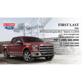 Mall of Georgia Ford Business Cards - F150