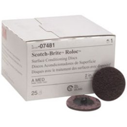 3M 7481 Roloc Disc - 2-inch - Medium - Box of 25
