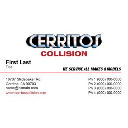 Cerritos Collision Business Cards