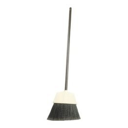Drummond™ - Dust Pan Broom for Sooper Scooper, Two-Tone Brown, Sturdy Wooden Handle, Compact and Angled Plastic Bristles, 36" Length (Pack of 1)