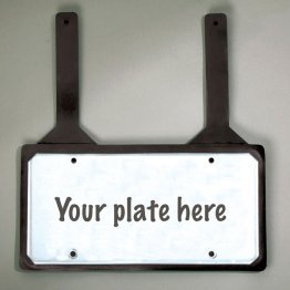 Rubber License Plate Holder with Straps