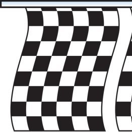 Cloth Checkered Rectangle Pennants
