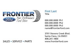 Frontier Ford Card 1