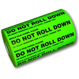 "DO NOT ROLL DOWN" Stickers - 1000 Roll