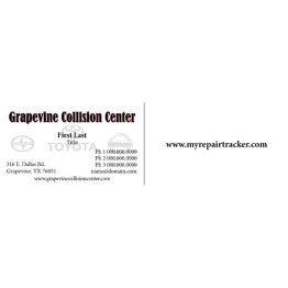 Grapevine Collision Center Business Cards